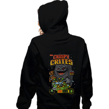 Load image into Gallery viewer, Daily_Deal_Shirts Zippered Hoodies, Unisex / Small / Black Crispy Crites
