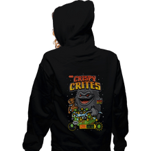 Load image into Gallery viewer, Daily_Deal_Shirts Zippered Hoodies, Unisex / Small / Black Crispy Crites
