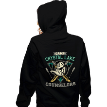 Load image into Gallery viewer, Daily_Deal_Shirts Zippered Hoodies, Unisex / Small / Black Camp Counselors
