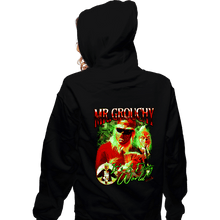 Load image into Gallery viewer, Shirts Zippered Hoodies, Unisex / Small / Black Mr Grouchy x CoDdesigns Dirty World

