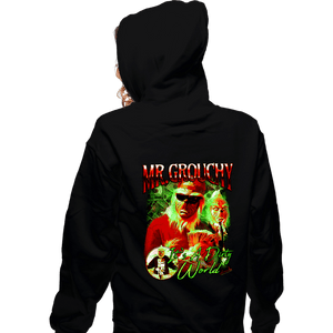 Shirts Zippered Hoodies, Unisex / Small / Black Mr Grouchy x CoDdesigns Dirty World