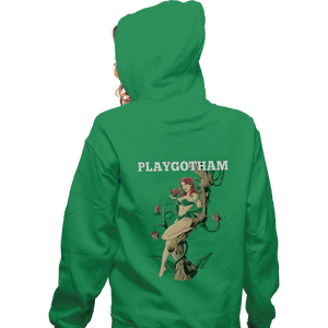 Shirts Zippered Hoodies, Unisex / Small / Irish Green Playgotham Ivy