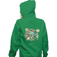 Load image into Gallery viewer, Shirts Zippered Hoodies, Unisex / Small / Irish Green Let&#39;s Roll Link
