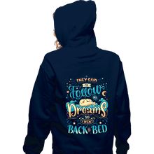 Load image into Gallery viewer, Daily_Deal_Shirts Zippered Hoodies, Unisex / Small / Navy Back To Dreaming
