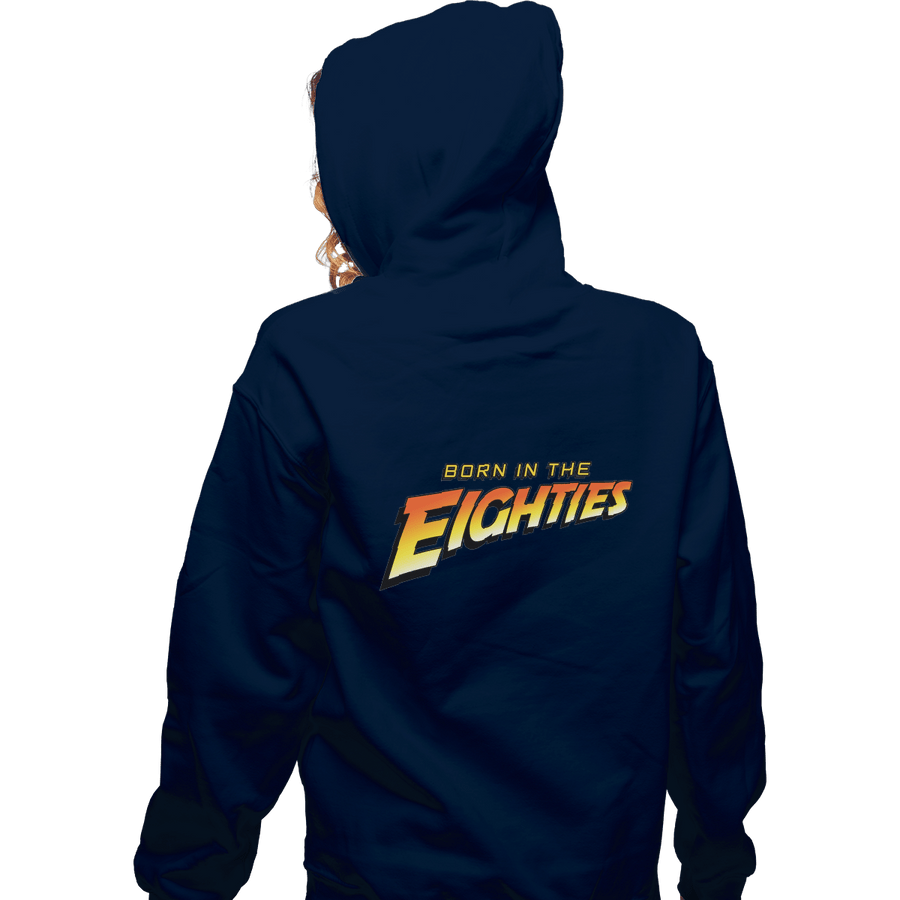 Shirts Pullover Hoodies, Unisex / Small / Navy Indiana Eighties