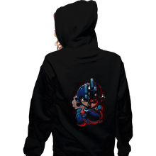 Load image into Gallery viewer, Secret_Shirts Zippered Hoodies, Unisex / Small / Black Mega-Terminator
