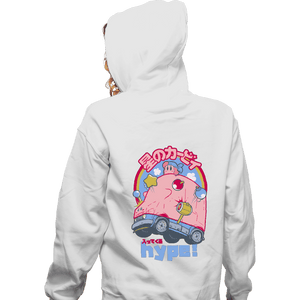 Daily_Deal_Shirts Zippered Hoodies, Unisex / Small / White Pink Hype!