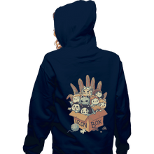 Load image into Gallery viewer, Shirts Zippered Hoodies, Unisex / Small / Navy Game Of Boxes
