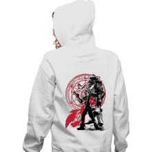 Load image into Gallery viewer, Shirts Zippered Hoodies, Unisex / Small / White The Fullmetal Alchemist
