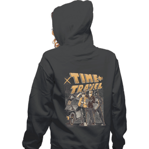 Shirts Zippered Hoodies, Unisex / Small / Dark Heather Time Travel