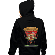 Load image into Gallery viewer, Shirts Zippered Hoodies, Unisex / Small / Black Ninja Pizza
