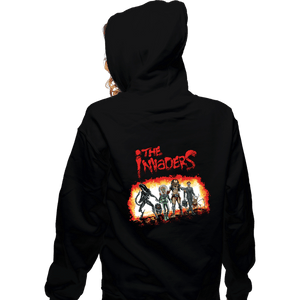 Shirts Zippered Hoodies, Unisex / Small / Black Invaders