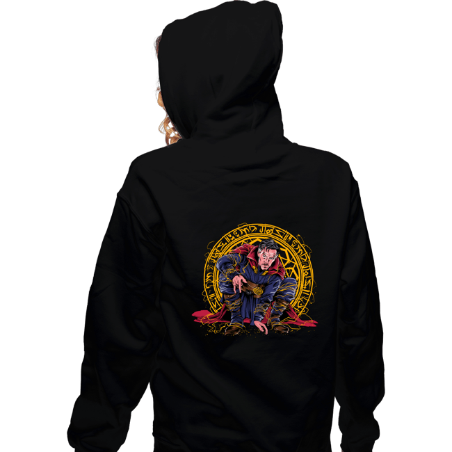 Secret_Shirts Zippered Hoodies, Unisex / Small / Black Strange Knight