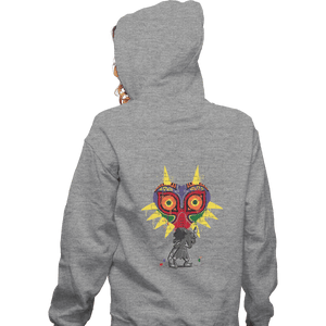 Shirts Zippered Hoodies, Unisex / Small / Sports Grey Majora's Graffiti