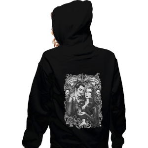 Shirts Zippered Hoodies, Unisex / Small / Black Cara Mia - Mon Cher