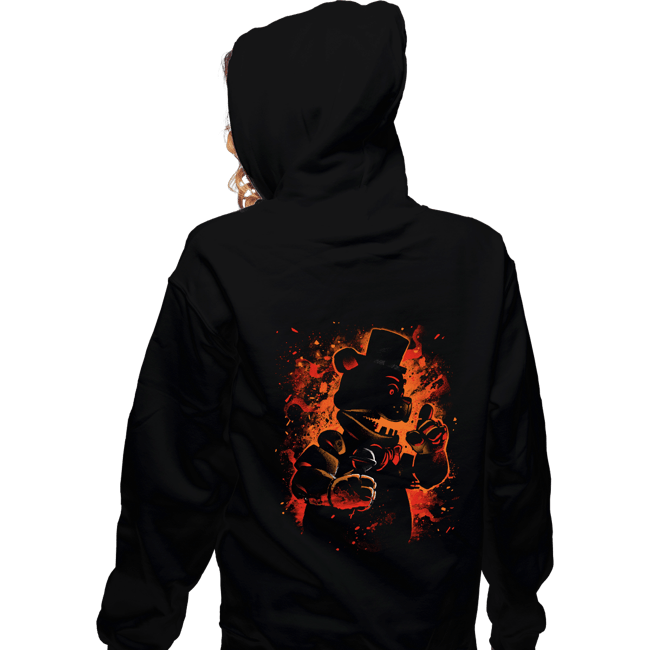 Daily_Deal_Shirts Zippered Hoodies, Unisex / Small / Black The Animatronic Bear