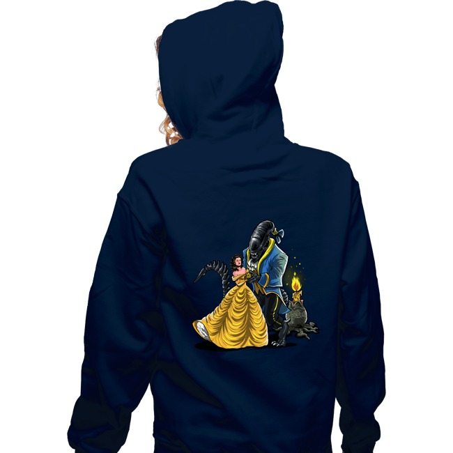 Secret_Shirts Zippered Hoodies, Unisex / Small / Navy Beauty And The Alien