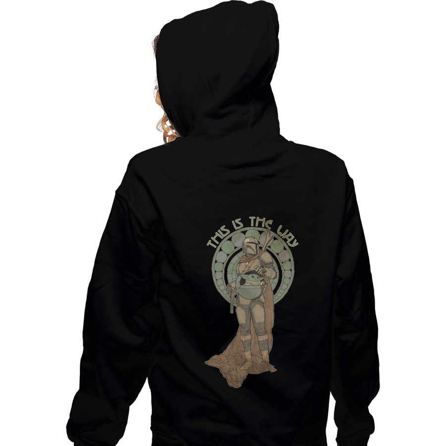 Shirts Zippered Hoodies, Unisex / Small / Black Mando Nouveau