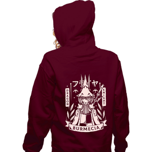 Secret_Shirts Zippered Hoodies, Unisex / Small / Maroon Freya Dragon Knight