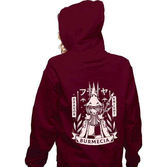 Secret_Shirts Zippered Hoodies, Unisex / Small / Maroon Freya Dragon Knight
