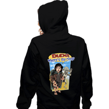 Load image into Gallery viewer, Daily_Deal_Shirts Zippered Hoodies, Unisex / Small / Black Dude, Where&#39;s My Ring?
