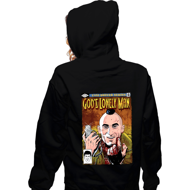 Secret_Shirts Zippered Hoodies, Unisex / Small / Black God's Lonely Man
