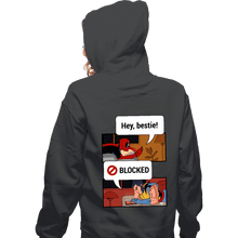 Load image into Gallery viewer, Daily_Deal_Shirts Zippered Hoodies, Unisex / Small / Dark Heather Hey, Bestie!
