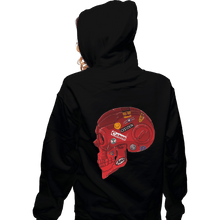 Load image into Gallery viewer, Shirts Zippered Hoodies, Unisex / Small / Black Akira Skull
