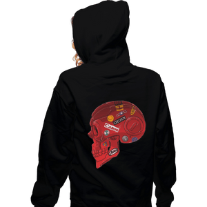 Shirts Zippered Hoodies, Unisex / Small / Black Akira Skull