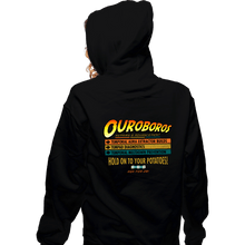 Load image into Gallery viewer, Daily_Deal_Shirts Zippered Hoodies, Unisex / Small / Black Ouroboros
