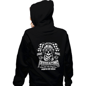 Daily_Deal_Shirts Zippered Hoodies, Unisex / Small / Black Very Fast, Very Dangerous