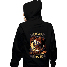 Load image into Gallery viewer, Daily_Deal_Shirts Zippered Hoodies, Unisex / Small / Black Rogue&#39;s Call

