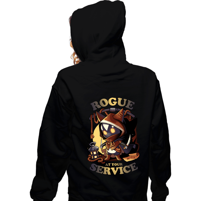 Daily_Deal_Shirts Zippered Hoodies, Unisex / Small / Black Rogue's Call
