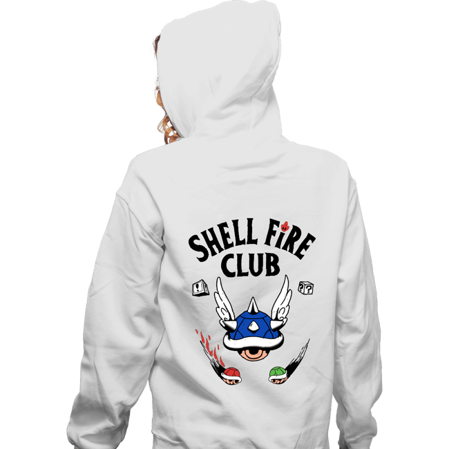 Secret_Shirts Zippered Hoodies, Unisex / Small / White Shellfire Club
