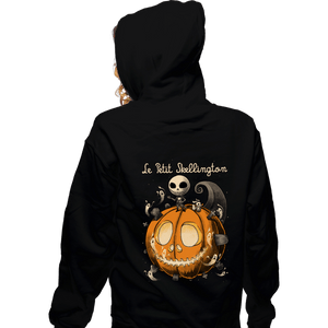 Daily_Deal_Shirts Zippered Hoodies, Unisex / Small / Black Le Petit Skellington