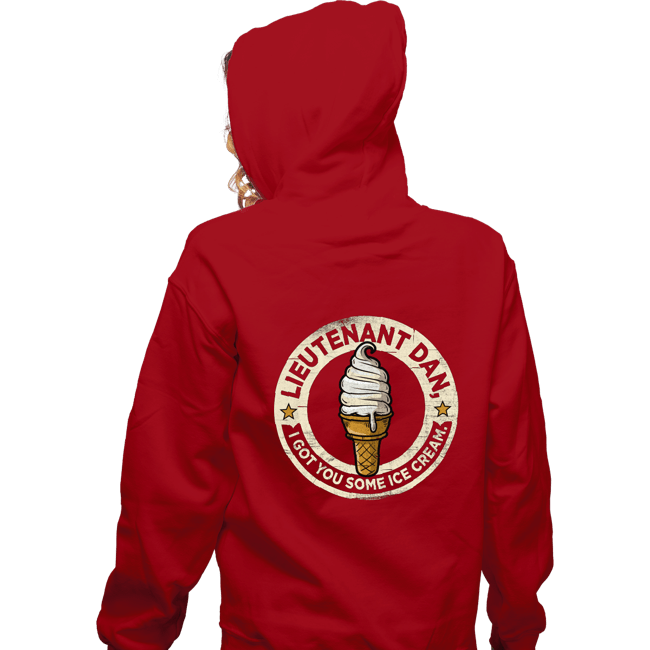 Secret_Shirts Zippered Hoodies, Unisex / Small / Red Ice Cream