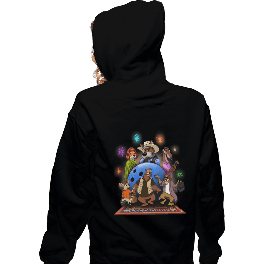 Shirts Zippered Hoodies, Unisex / Small / Black Strikes and Gutters