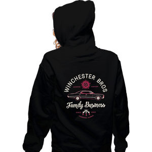 Shirts Zippered Hoodies, Unisex / Small / Black Family Business
