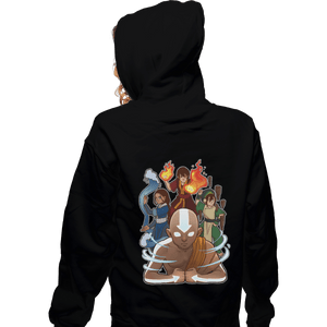 Secret_Shirts Zippered Hoodies, Unisex / Small / Black Avatar Team