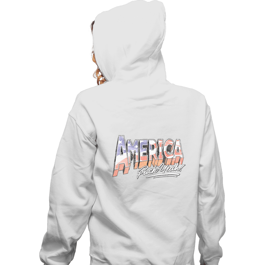 Shirts Zippered Hoodies, Unisex / Small / White F Yeah