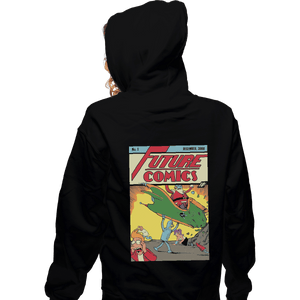 Shirts Zippered Hoodies, Unisex / Small / Black Future Comics