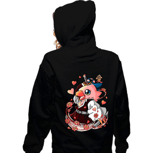 Daily_Deal_Shirts Zippered Hoodies, Unisex / Small / Black Hashira Love