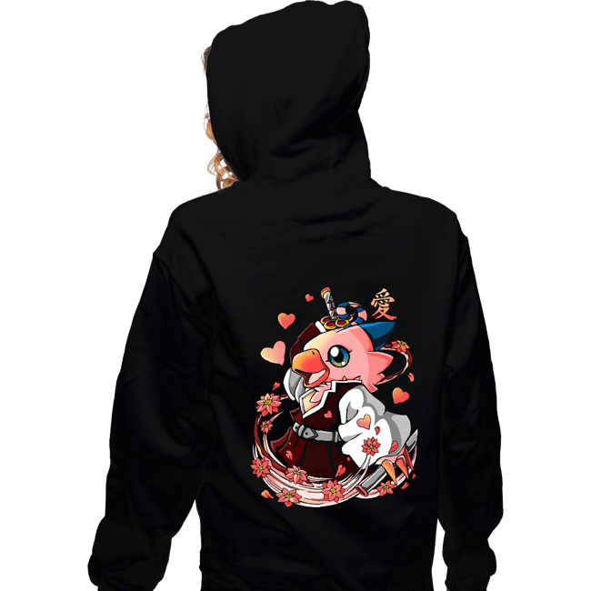 Daily_Deal_Shirts Zippered Hoodies, Unisex / Small / Black Hashira Love