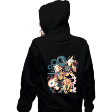 Load image into Gallery viewer, Shirts Zippered Hoodies, Unisex / Small / Black BC Chrono Heroes
