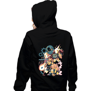 Shirts Zippered Hoodies, Unisex / Small / Black BC Chrono Heroes