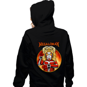 Shirts Zippered Hoodies, Unisex / Small / Black Megaloman