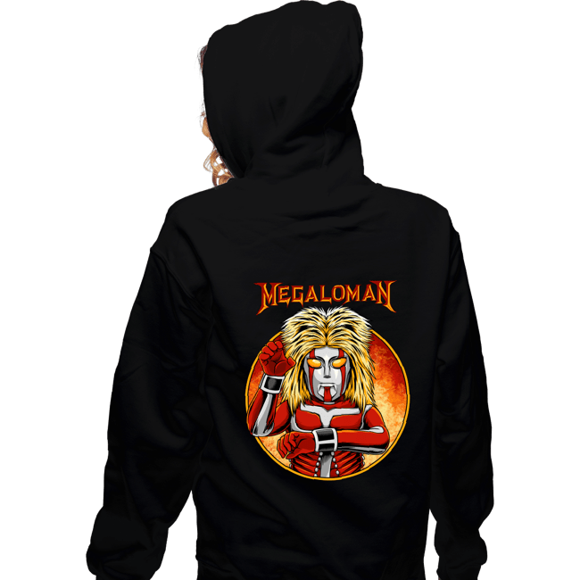 Shirts Zippered Hoodies, Unisex / Small / Black Megaloman