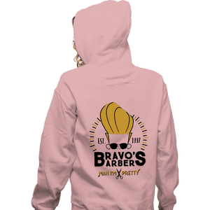 Shirts Zippered Hoodies, Unisex / Small / Red Bravo's Barbers