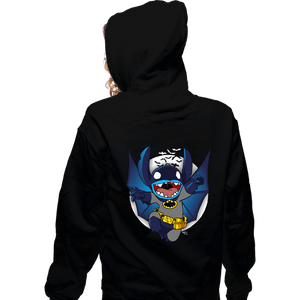 Secret_Shirts Zippered Hoodies, Unisex / Small / Black Caped Invader