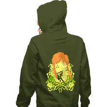Load image into Gallery viewer, Daily_Deal_Shirts Zippered Hoodies, Unisex / Small / Military Green Legendary Memories
